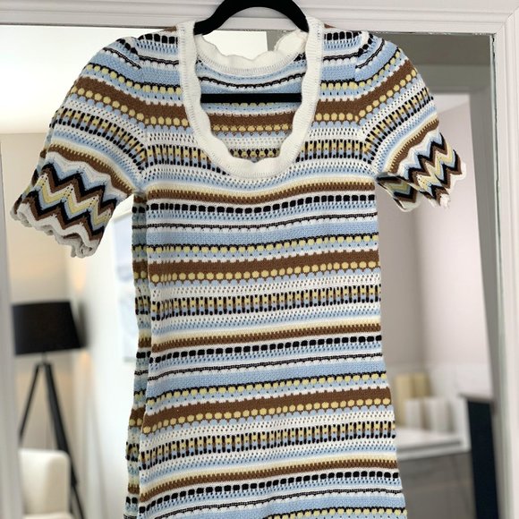 JMWM Striped Knit Midi Dress - Picture 2 of 5